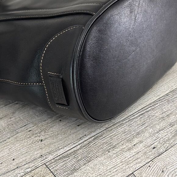 Coach Vintage Hampton Legacy Black Leatherware Tote - Picture 9 of 15